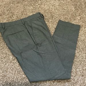 Express Gray Chinos Straight Leg Cotton Blend